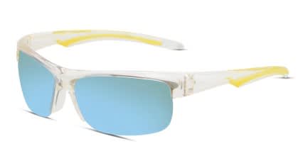 Spring Clear, Yellow glasses - Clear / Yellow - Angle View