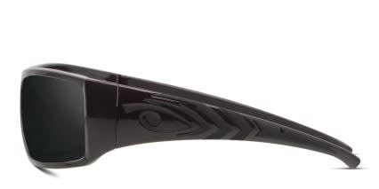 Eyres Allblack Gray glasses - Gray - Side View