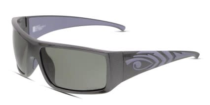 Eyres Allblack Gray, Purple glasses - Gray / Purple - Angle View