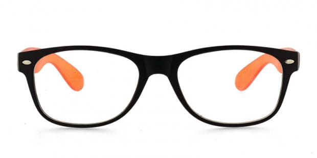 Seemee 1019 Black w/Orange Prescription Eyeglasses From $75