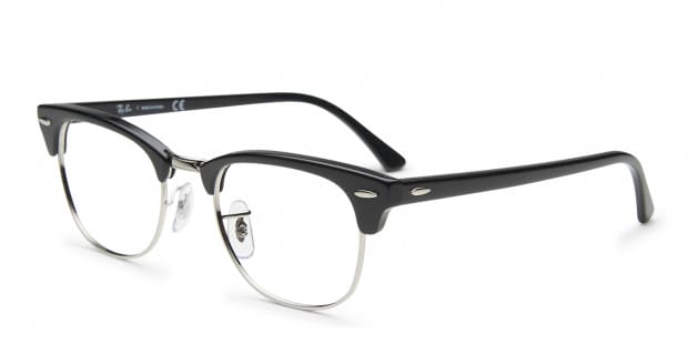 Ray Ban RX5154 Clubmaster Black Silver