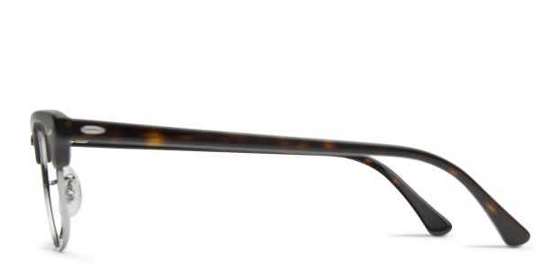 Ray-Ban RX5154 Clubmaster Tortoise w/Silver Eyeglasses | Includes