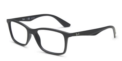 Ray-Ban RX7047 Black glasses - Black - Angle View