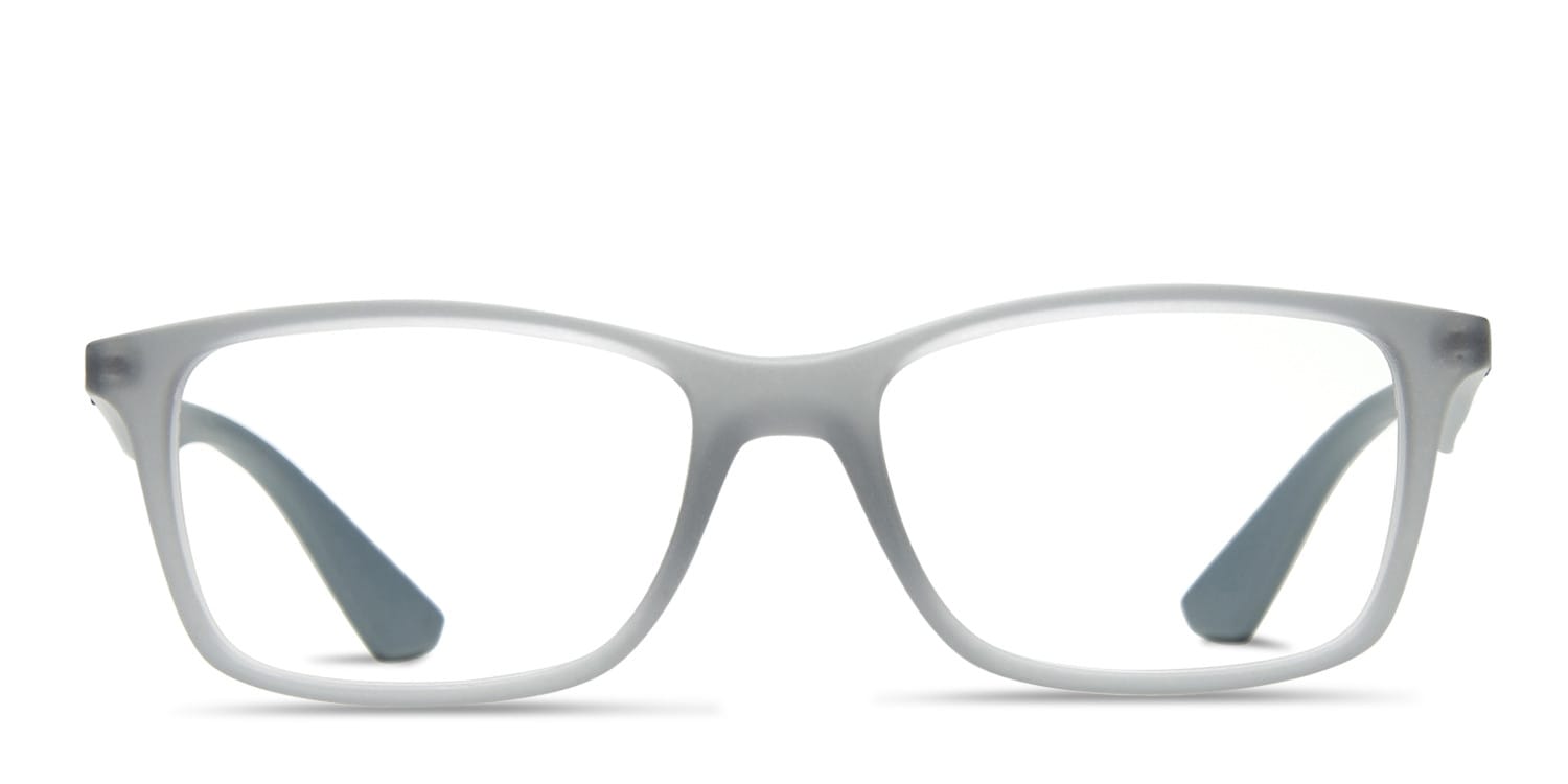 Ray-Ban 7047 Gray glasses - Gray - Frontal View