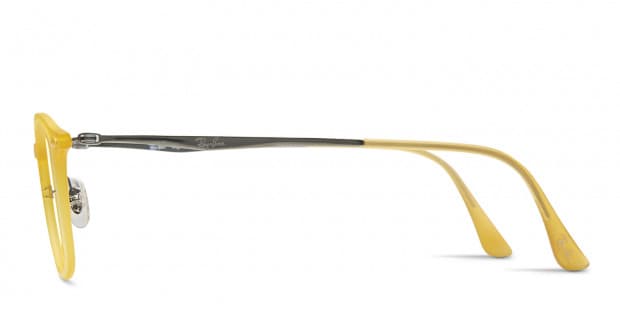 Ray Ban 7051 Yellow Prescription Eyeglasses