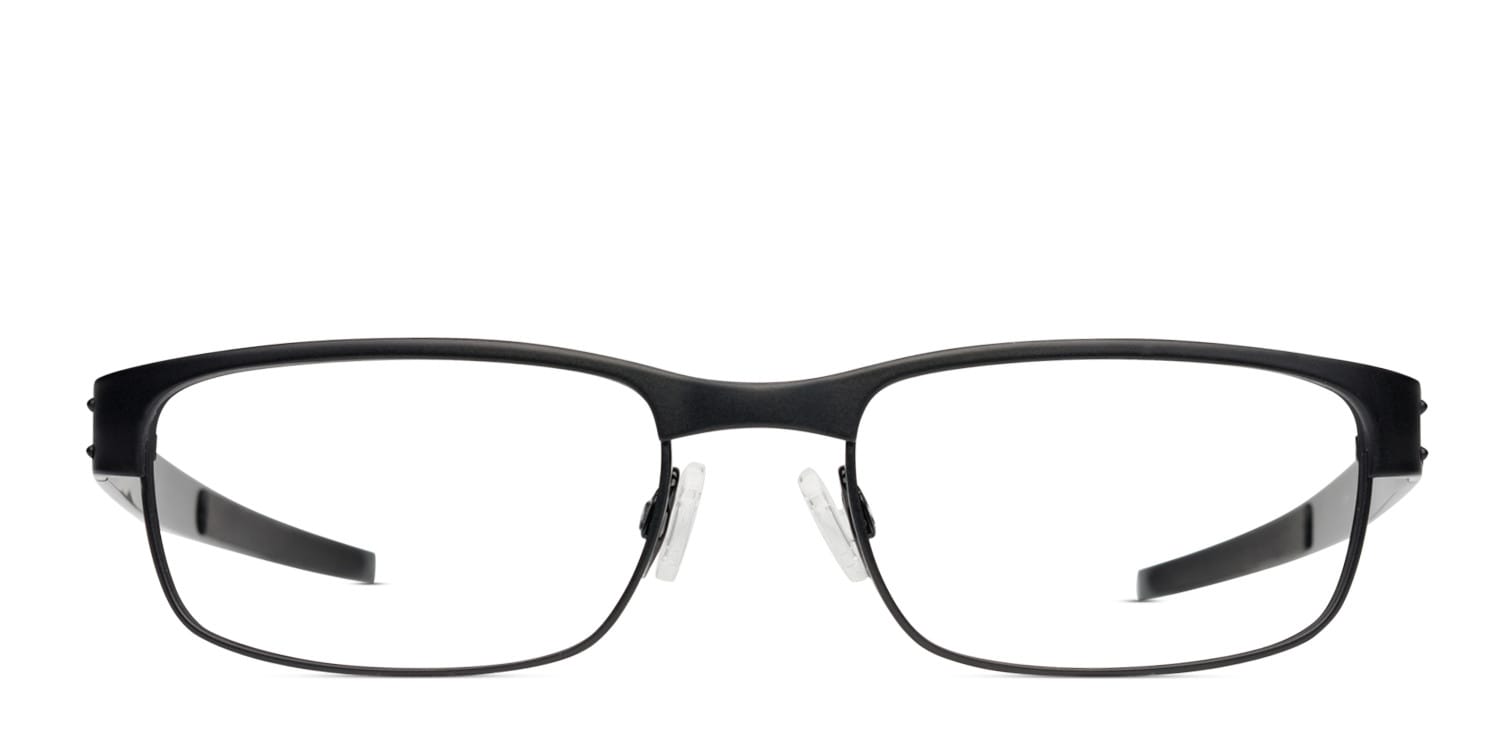 Oakley Metal Plate Black glasses - Black - Frontal View