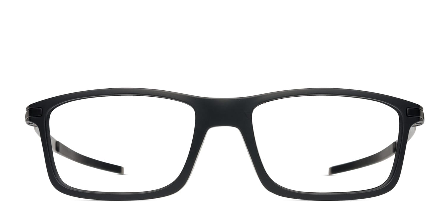 Oakley Pitchman Black Eyeglasses | Includes FREE Rx Lenses