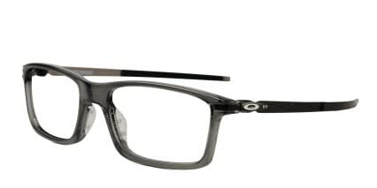 Oakley Pitchman Clear Gray/Black glasses - Gray / Clear / Black - Angle View