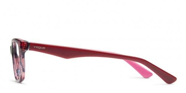 Vogue VO2787 Striped Black w/Pink Prescription Eyeglasses