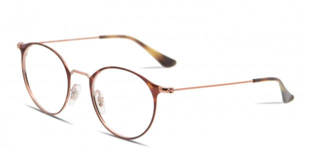 Ray-Ban 6378 Brown/Bronze Prescription Eyeglasses