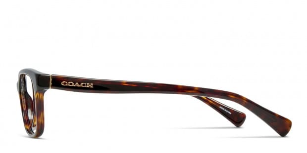 Coach HC6089 Tortoise Eyeglasses | Includes Free Rx Lenses | GlassesUSA.com