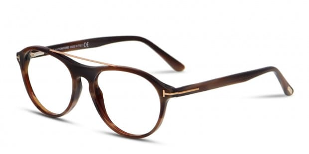 Tom Ford TF5411 Brown/Gray Eyeglasses