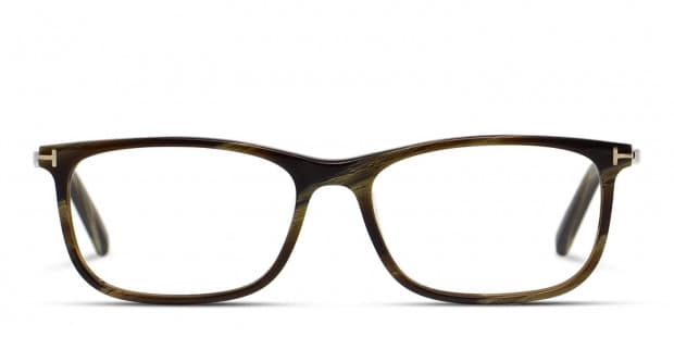 【メーカー直売】の商品をすべて Ford Tom TF5398 Lenses Rx FREE Includes | Eyeglasses Brown 小物