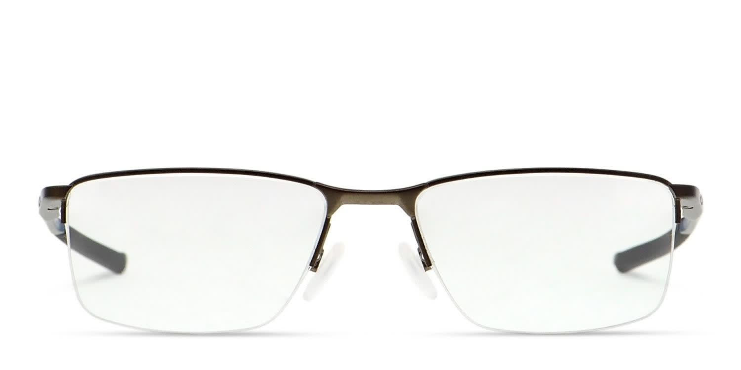 Oakley Socket 5.5 Gunmetal/Green Eyeglasses | Includes FREE Rx Lenses