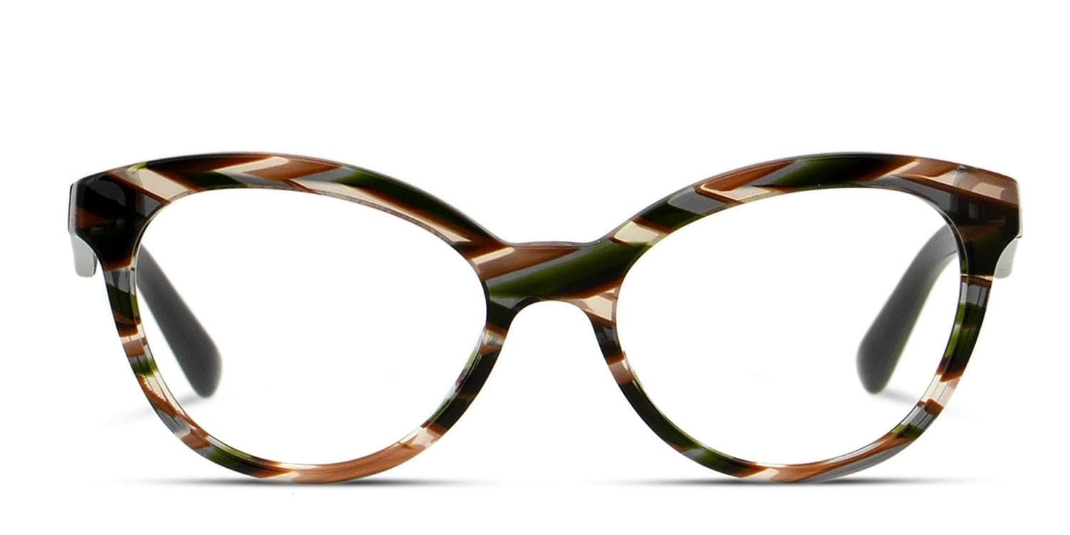 PRADA VPR06M Eyeglasses in color Hazelnut Mordore Prada eyeglasses for women and men - Mia Burton main image 4