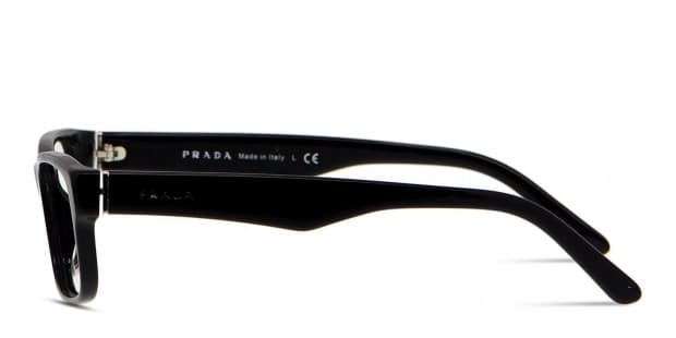Prada PR 16MV Shiny Black Eyeglasses Includes FREE Rx Lenses