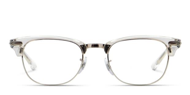 Ray-Ban RX5154 Clubmaster Clear/Silver Eyeglasses | Includes  display picture 2