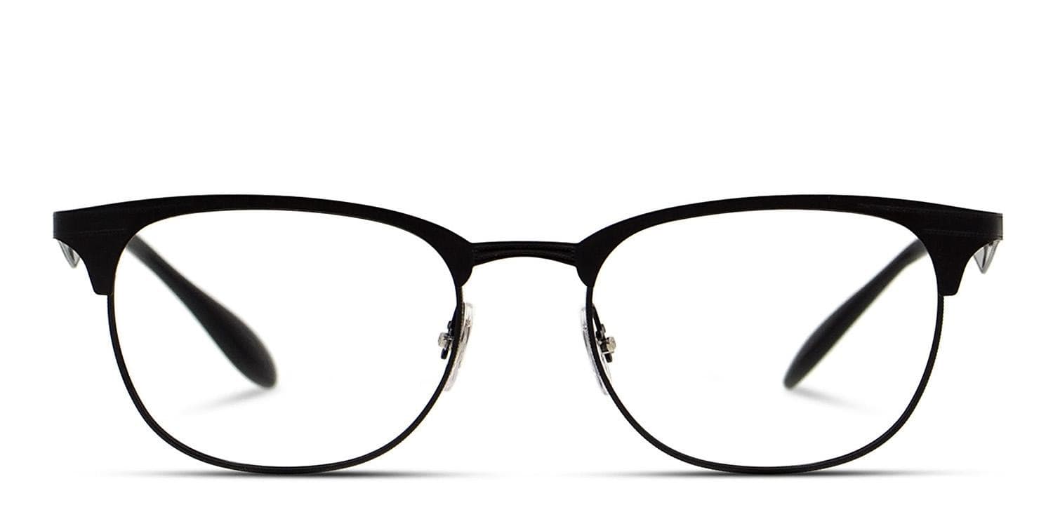 Ray-Ban 6346 Black w/Shiny Black Eyeglasses | Includes FREE