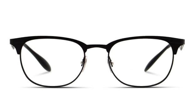 Ray-Ban 6346 Black w/Shiny Black Eyeglasses | Includes FREE Rx Lenses