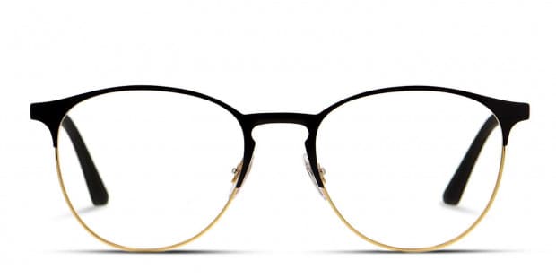 Ray-Ban RX6375 Black/Gold Eyeglasses Includes FREE Rx Lenses