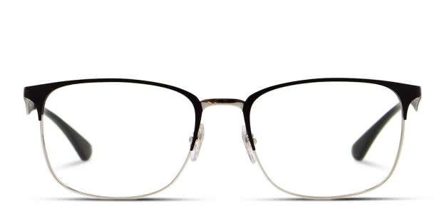 Ray-Ban RX6421 Black/Silver Eyeglasses | Includes FREE Rx Lenses