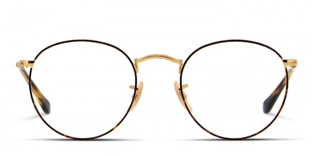 Ray ban round tortoise shell glasses on sale