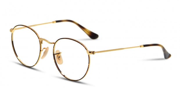 Ray ban sales round tortoise eyeglasses
