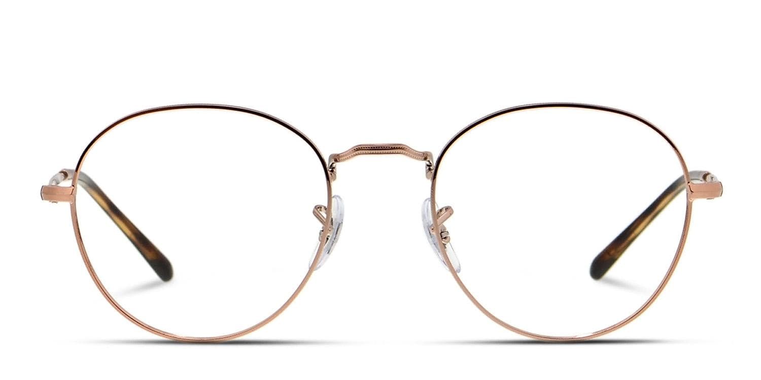 Ray-Ban 3582V Rose Gold Eyeglasses Includes FREE Rx Lenses