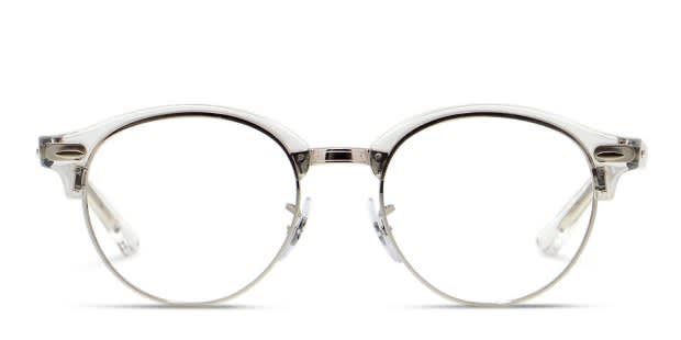 Ray-Ban RX4246V Clubround Clear/Silver Eyeglasses | Includes  display picture 2