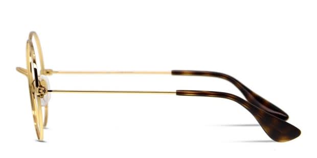 Ray-Ban 6392 Gold Prescription Eyeglasses