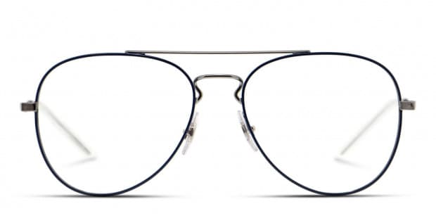 Ray Ban 6413 Blue Silver Prescription Glasses