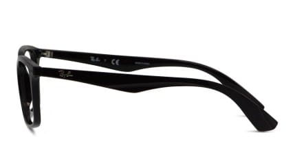 Ray-Ban 7047 Shiny Black glasses - Shiny Black - Side View