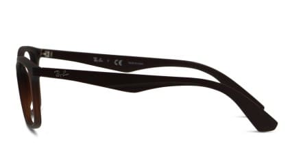 Ray-Ban 7047 Brown glasses - Brown - Side View