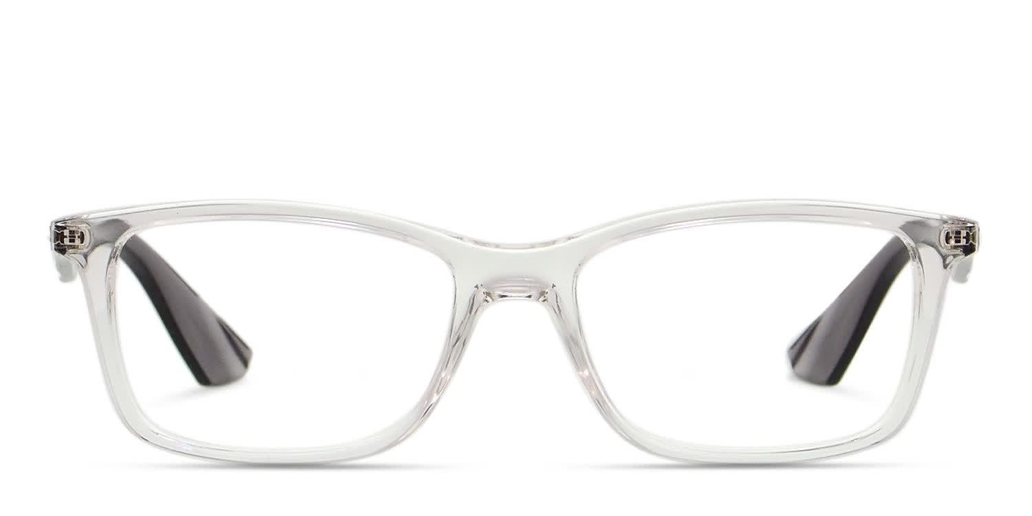 Ray-Ban RX7047 Clear glasses - Clear - Frontal View
