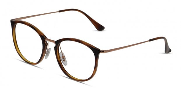 Ray-Ban RX7140 Tortoise/Rose Gold Eyeglasses