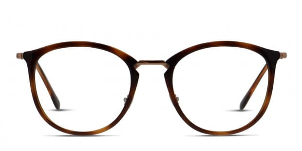 Ray Ban RX7140 Tortoise Rose Gold Eyeglasses Includes FREE Rx Lenses