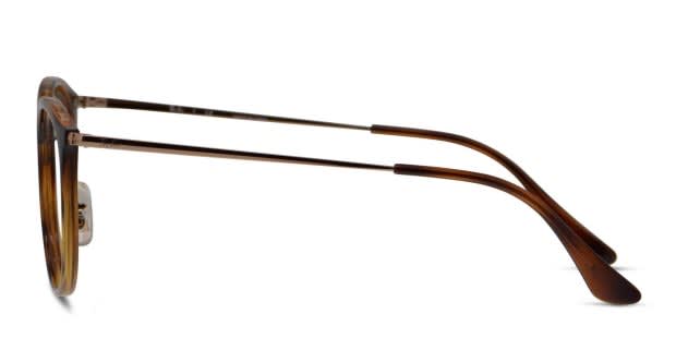 Ray-Ban RX7140 Tortoise/Rose Gold Eyeglasses | Includes FREE 