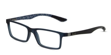 Ray-Ban 8901 Blue, Black glasses - Black / Blue - Angle View