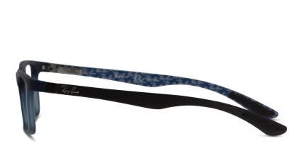 Ray-Ban 8901 Blue, Black glasses - Black / Blue - Side View
