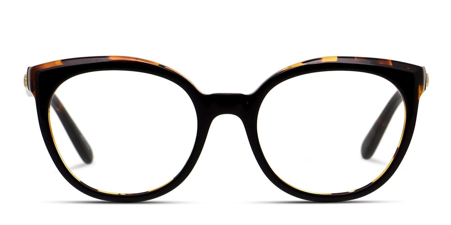 Coach HC6130 Black/Tortoise Eyeglasses | Includes FREE Rx Lenses