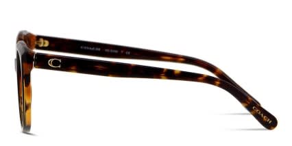 Coach HC6130 Black, Tortoise glasses - Black / Tortoise - Side View