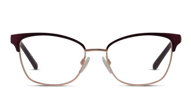 Michael Kors Adrianna IV Purple/Rose Gold Eyeglasses | Includes