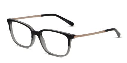Michael Kors Bly Black w/Clear glasses - Black / Clear - Angle View