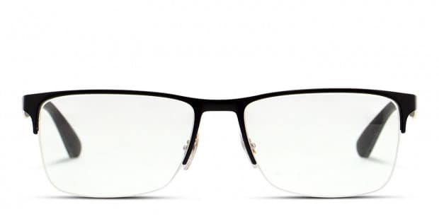 Ray-Ban RX6335 Black/Gold Eyeglasses Includes FREE Rx Lenses