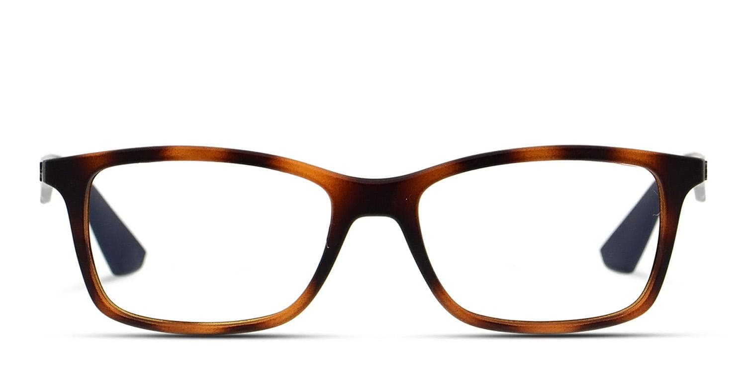 Ray-Ban 7047 Tortoise/Blue Prescription Eyeglasses