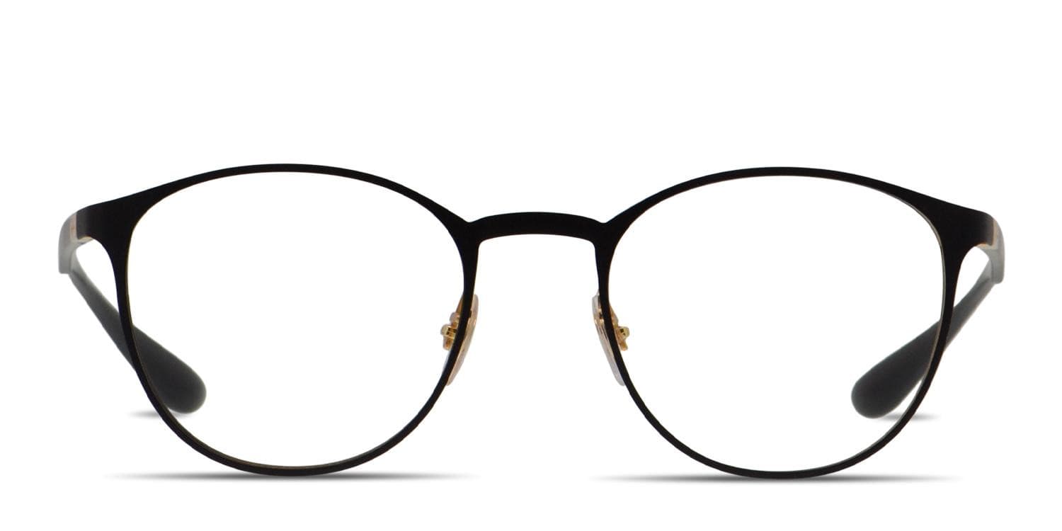 Calvin Klein CK23106 Black, Gold Eyeglasses | Includes FREE