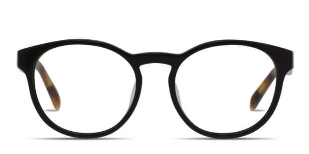 Prada PR 16TVF Shiny Black/Tortoise Prescription Eyeglasses