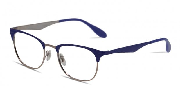 Ray Ban 6346 Purple Rose Gold Gunmetal Prescription Eyeglasses