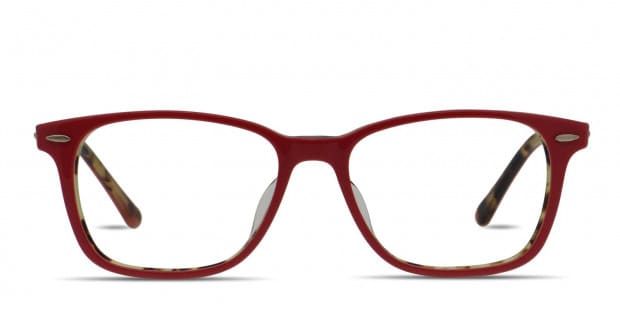Ray-Ban 7119F Wine/Tortoise/Green Prescription Eyeglasses