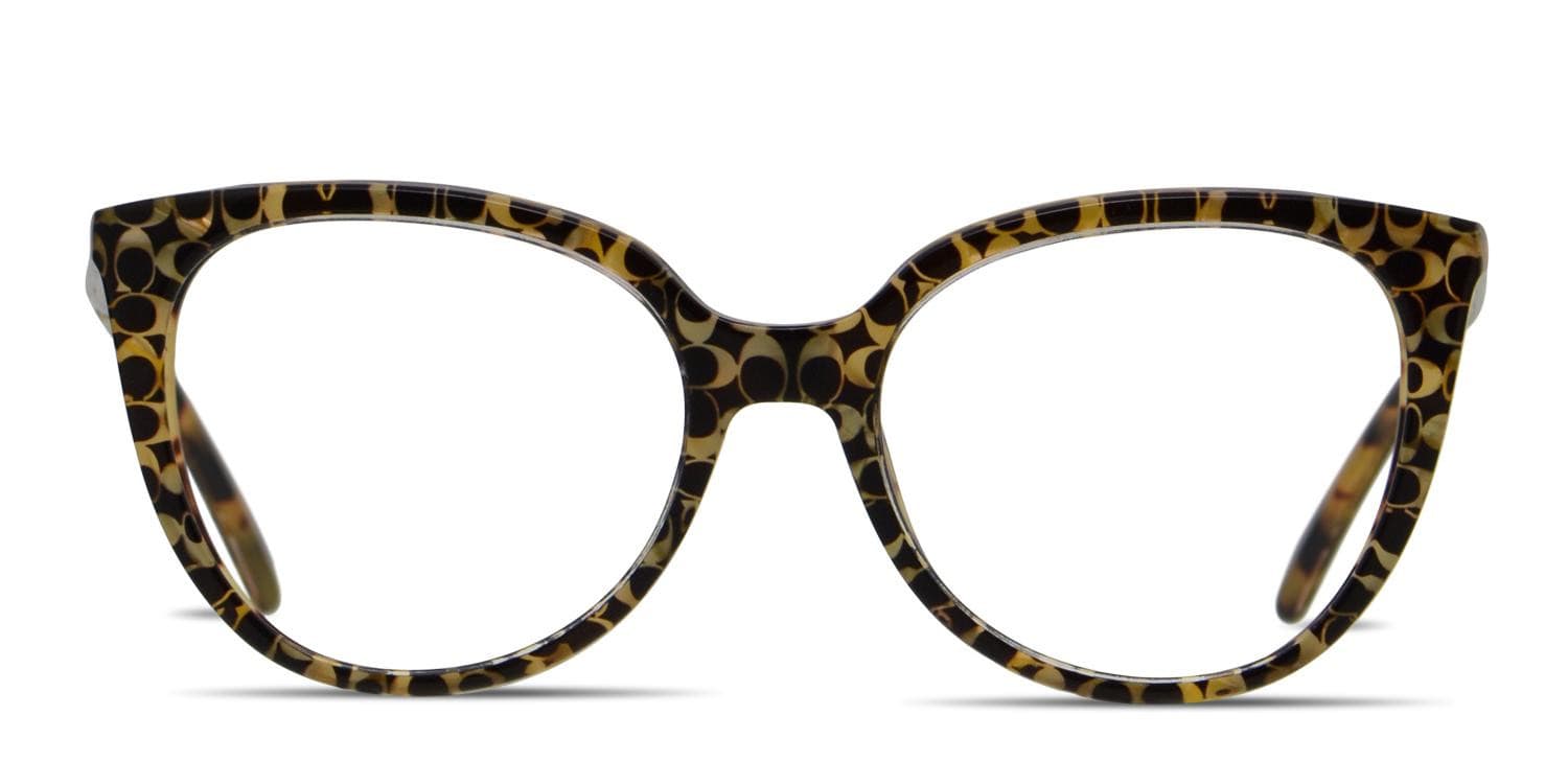 Coach HC6125 Multicolor, Tortoise, Gold glasses - Multicolor / Tortoise / Gold - Frontal View